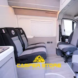 Asiento cama fijo Scopema Neptune 86. 2 plazas. Alt 507mm
