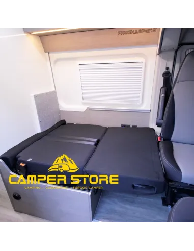 Asiento cama fijo Scopema Neptune 86. 2 plazas. Alt 507mm