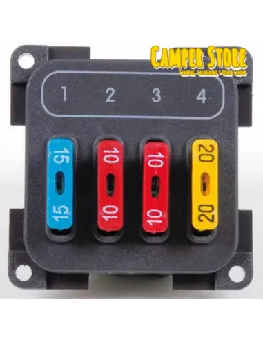 Módulo 4 fusibles CBE con marco