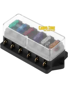 Caja Portafusibles. 6 unidades 2