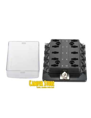 Caja Portafusibles. 10 unidades