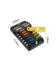 Caja Portafusibles. 12 unidades 2