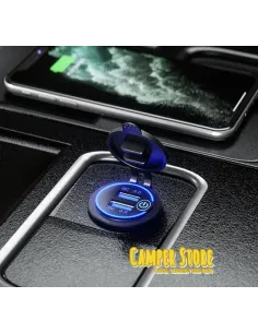 Toma doble de USB encastrable 2