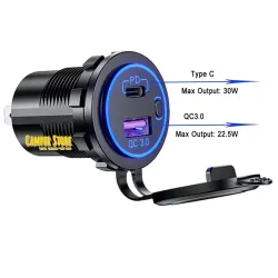 Toma con USB 3.0 + USB tipo C