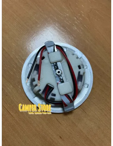 Foco Led encastrable 12V. 3 LEDS. Cromado