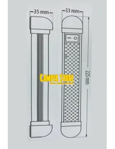 Barra LED 12V con interruptor 2