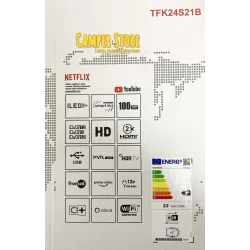 Televisor Telefunken 24" 12V SMART TV con USB