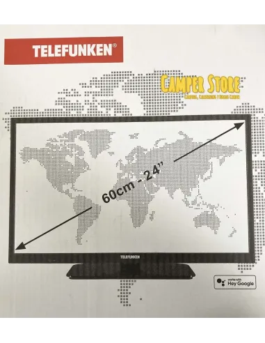 Televisor Telefunken 24" 12V SMART TV con USB