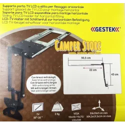 Soporte TV extraible con doble brazo