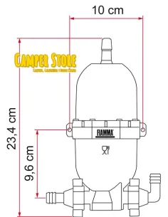 Vaso de expansión universal Fiamma A20 2