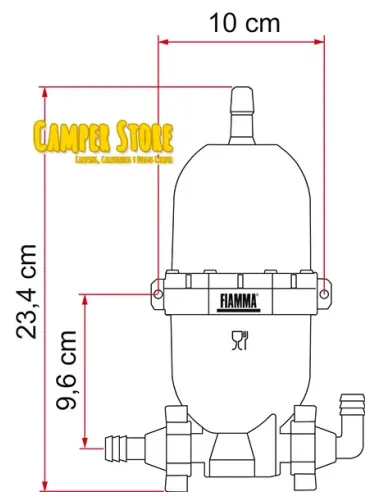 Vaso de expansión universal Fiamma A20