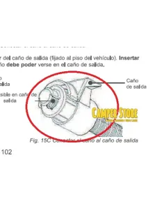 Terminal chimenea Whale. Repuesto 2