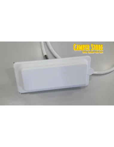 Cajetín de Ducha con manguera replegable. Blanco