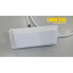 Cajetín de Ducha con manguera replegable. Blanco