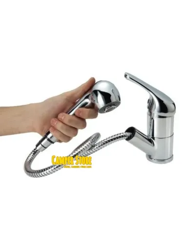 Grifo mezclador con ducha extraible HTD