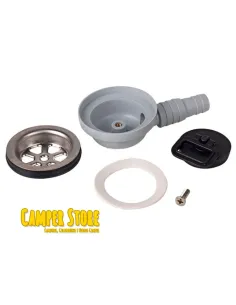 Desagüe de 90º 48mm Ø con tapón (19 - 25 mm) 2