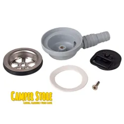 Desagüe de 90º 48mm Ø con tapón (19 - 25 mm)