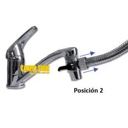 Desviador de agua para grifos