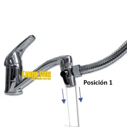 Desviador de agua para grifos