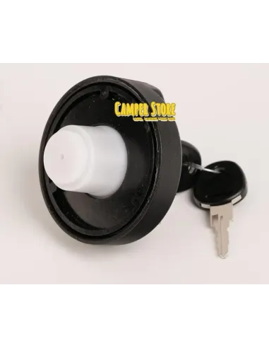 Tapón con llaves, para llenado con tapa magnética. Negro