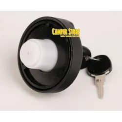 Tapón con llaves, para llenado con tapa magnética. Negro