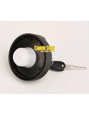 Tapón con llaves, para llenado con tapa magnética. Negro