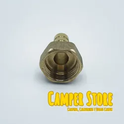 Empalme de latón 1/2'' hembra a manguera de 10mm