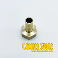 Empalme de latón 1/2'' hembra a manguera de 10mm