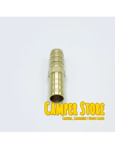 Empalme latón recto para mangueras de 10 mm