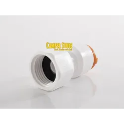 Conector recto 1/2'' hembra a 12 mm