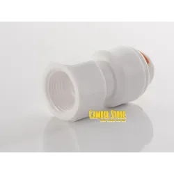 Conector recto 3/8'' hembra a 12 mm