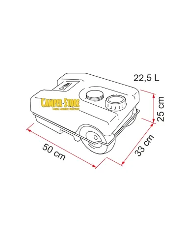 Roll Tank 23 W (Gris)