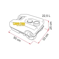 Roll Tank 23 W (Gris)