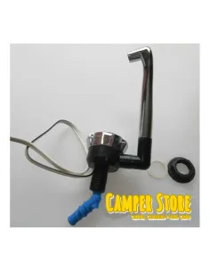 Grifo NOVO Automático agua fria. Cromado y negro 2