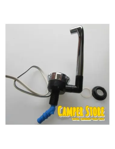 Grifo NOVO Automático agua fria. Cromado y negro