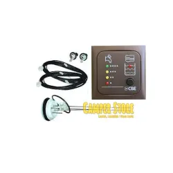 Panel Indicador de aguas LIMPIAS Y SUCIAS con Sonda. Marrón