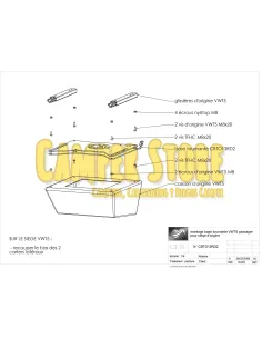 Base Giratoria Scopema para T5 / T6 - Copiloto 2