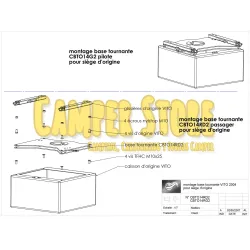 Base Giratoria Scopema para Vito / Viano de 2004 a 2015 - Conductor
