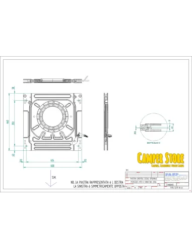 Base Giratoria Fasp Mercedes Vito y Viano desde 2004 - Copiloto