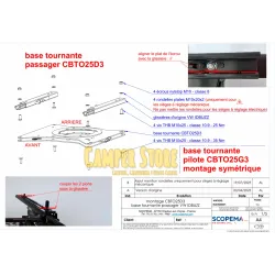 Base Giratoria Scopema Transit Custom V710 +2024 - Copiloto
