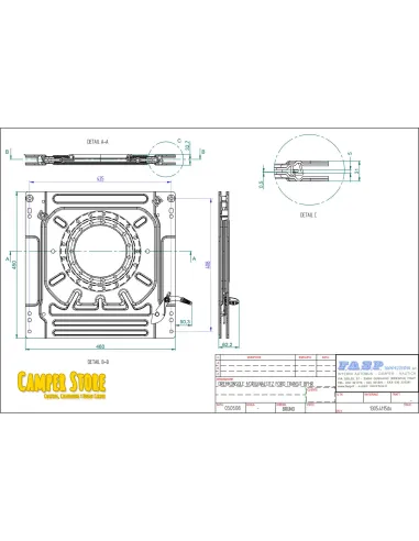 Base Giratoria Fasp Ford Transit de 2000 a 2013 - Copiloto
