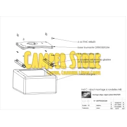 Base Giratoria Scopema Master X70, Movano e Interstar - Conductor