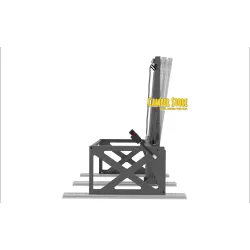 Estructura asiento OKB SAF 04. Con reposacabezas