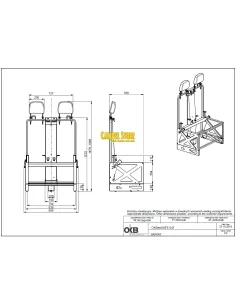Estructura asiento OKB. Con reposacabezas 2
