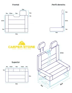 Asiento para estructura OKB Komfort Basic (Negro) 2