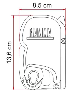 Toldo Fiamma F45S 260. Deep Black. PSA. NO SE ENVÍA, SOLO RECOGIDA 2