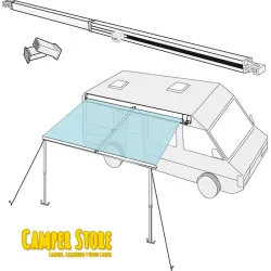 Rafter Fiamma, ideal para toldo F45 / F65 / F80