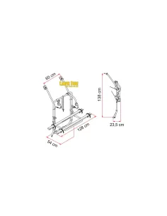Portabicis Fiamma Carry Bike T4 Portón (max.4 bicis) 2
