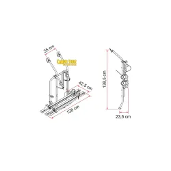 Portabicis Fiamma Carry Bike T4 Doble Puerta