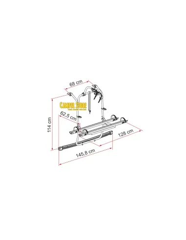 Portabicis Fiamma Carry Bike PSA Portón